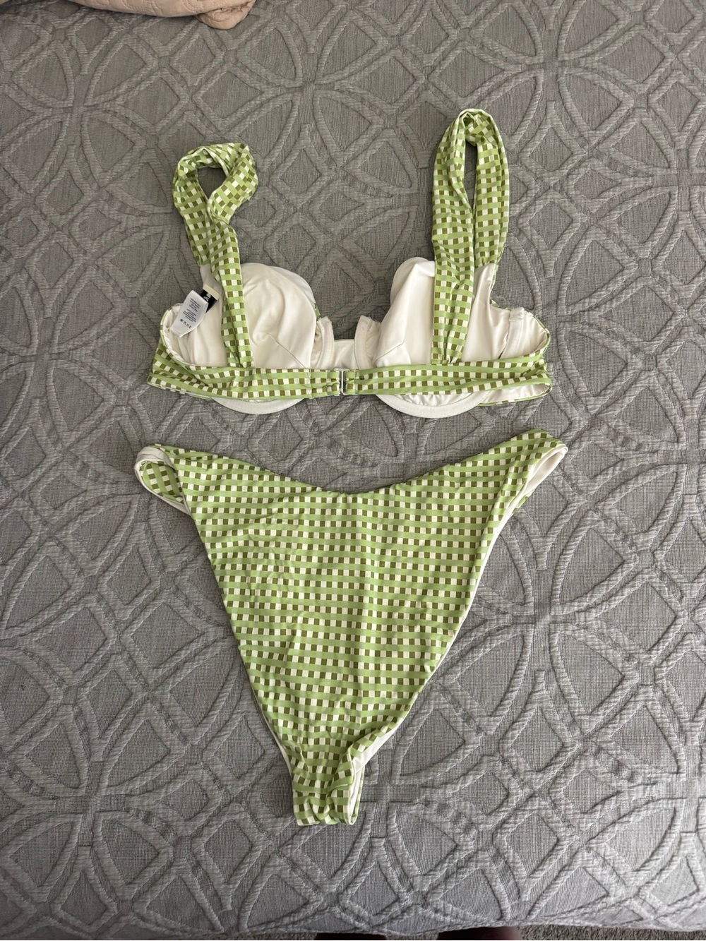 Dippin Daisys Green Gingham Bikini Set - Picture 4 of 6